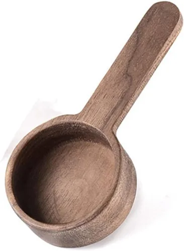 Vista 11 de Cucharas de madera para botes, cuchara de café, cuchara de café molido de madera estilo coreano de 16.8 cm, medición para granos molidos o té