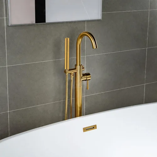 Vista 12 de WOODBRIDGE F0007 DR-BG Grifo, Oro Cepillado