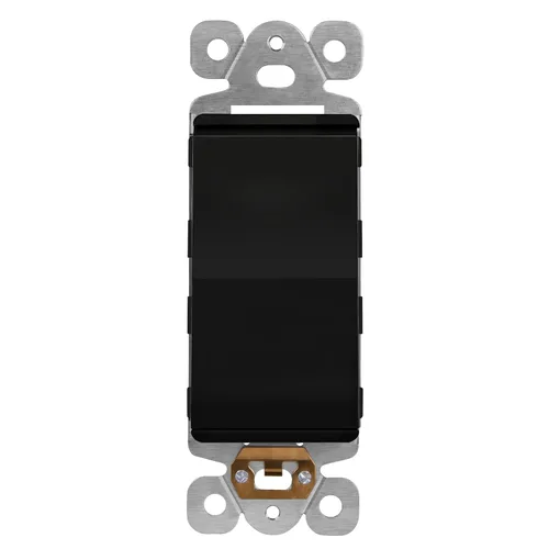 Vista 19 de LIDER Interruptor de pared sin marco, de 3 vías o de un solo polo, 15A -277VAC UL Listed, Brushed Gold, On/Off Rocker Switch, 3 Wire, Tough And