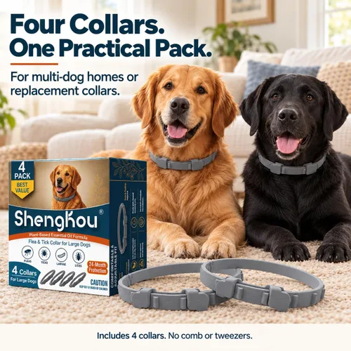 Vista 5 de Collar antipulgas y garrapatas para perro y gato (26.33 pulgadas, 1 paquete)