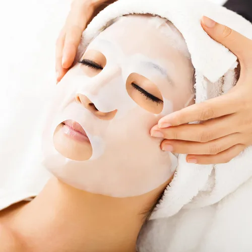 Vista 8 de FRCOLOR 100 mascarillas faciales para el cuidado de la piel, mascarillas desechables de tela no tejida para hidratación facial, herramientas