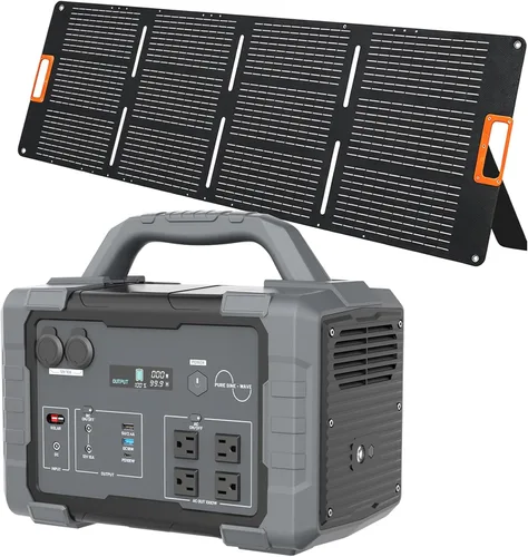 Vista 10 de Estación de energía portátil 1000W 1024Wh LiFePO4 para exteriores Gris
