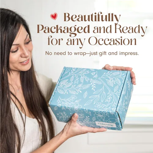 Vista 5 de Unboxme Get Well Soon - Cesta de regalo reconfortante para mujeres, caja de cuidado personal calmante con calcetines esponjosos, taza de cerámica