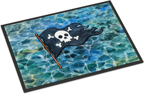 Vista 70 de Caroline's Treasures BB5366MAT - Tapete para puerta delantera de 18 x 27 pulgadas, para interiores y exteriores, antideslizante, lavable, de pelo