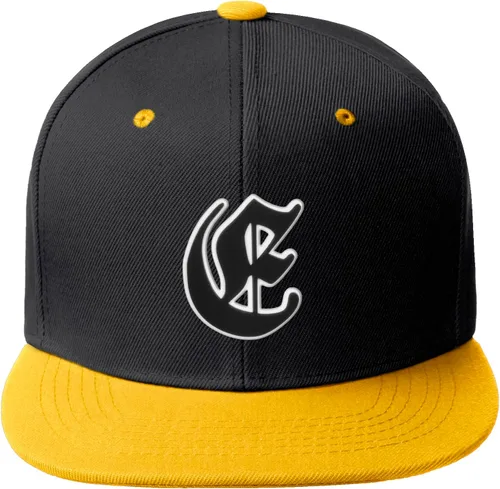 Vista 1369 de Daxton Gorra clásica con visera de billete plano con letras del alfabeto inglés antiguo de la A a la Z
