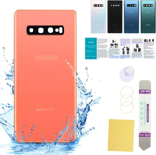 Vista 43 de Compatible con Samsung Galaxy Note 8 - Carcasa trasera de repuesto de cristal de 6.3 pulgadas, SM-N950, todos los portadores con manual de Negro