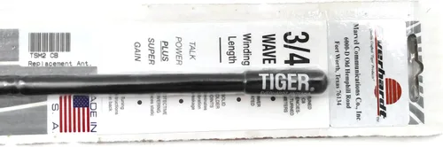 Vista 2 de Lote de 2 Everhardt TSM2-B 3/4 Wave 2 pies de fibra de vidrio "Super Flex†CB Antena de radio - Negro