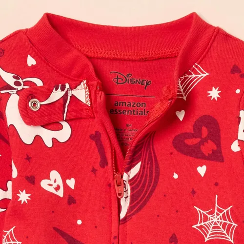 Vista 7 de Amazon Essentials Disney Marvel Star Wars - Pijama unisex de algodón con pies para bebés y niños pequeños, paquete múltiple