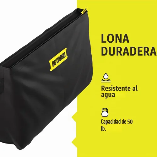 Vista 3 de DC Cargo Mall E-Track Bolsa de almacenamiento para remolques, bolsa de lona resistente de 14 x 24 pulgadas con cremallera, capacidad de peso de 50