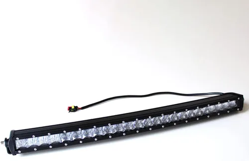 Vista 3 de Barra de luz LED de 42 pulgadas, 200 W, combo de punto de inundación de una sola fila, barra de luz LED todoterreno para camioneta, SUV, ATV, UTV