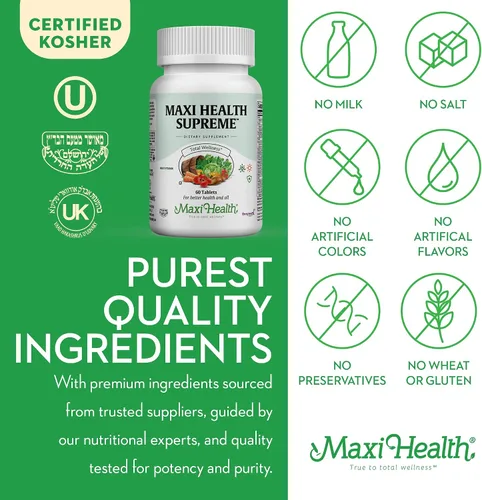 Vista 7 de Multivitamínico para hombres y mujeres – Supreme High Potency Daily Multi con minerales, CoQ10 y antioxidantes – Energía, apoyo inmunológico, hueso
