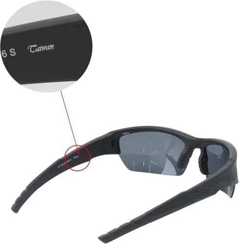 Vista 6 de Walleva - Lentes de repuesto para gafas de sol Wiley X Valor - Múltiples opciones disponibles (transparentes)