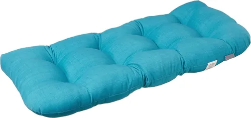 Vista 2 de Pillow Perfect Monti Chino - Cojín de mimbre sólido para interiores y exteriores, resistente a la intemperie y a la decoloración, 19 x 44 pulgadas