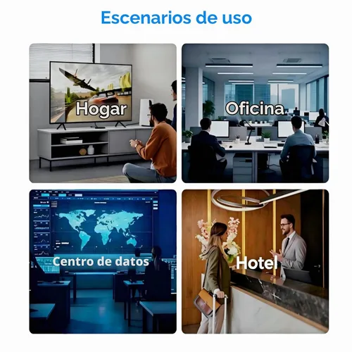 Vista 7 de Cable Ethernet Cat 8 de 3 pies, cable de red LAN de alta velocidad para exteriores e interiores, cable de conexión SFTP chapado en oro RJ45 de 40
