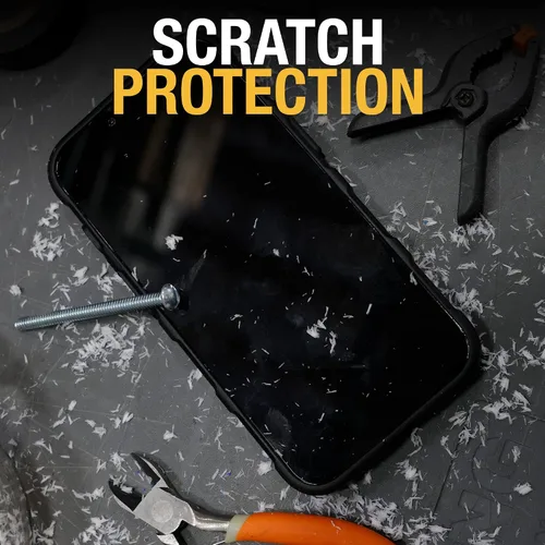Vista 4 de DEWALT Protector de pantalla de cristal para iPhone 12 Pro Max - Protector de pantalla de vidrio templado compatible con Apple - Protección