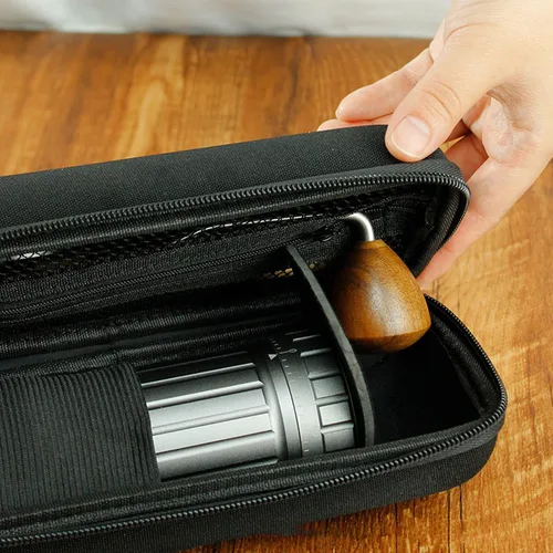 Vista 6 de Bolsa de molinillo de café manual que lleva el bolso del viaje del caso del almacenamiento