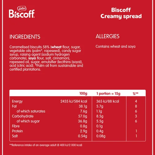 Vista 2 de Lotus Biscoff - Tarro de 3.5 lbs - Original caramelizado para untar suave