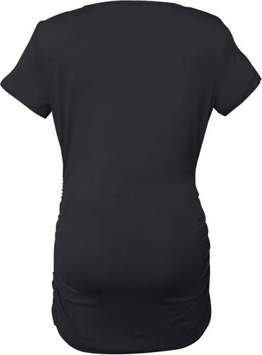 Vista 5 de Smallshow - Blusa de maternidad con fruncido lateral, ropa para embarazo, 3