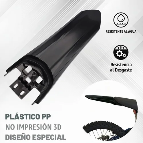 Vista 5 de Guardabarros trasero modificado extendido más largo para Segway Sur-Ron Light Bee X y S, protector de guardabarros extra largo mejorado, protector
