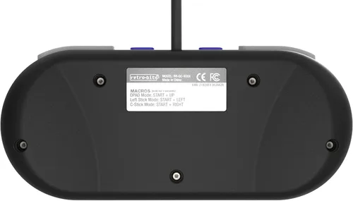 Vista 3 de Retro-Bit Legacy GC - Controlador con cable para Gamecube y Wii, color negro