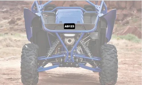 Vista 2 de Hardline Products USA ATV/SXS/UTV Kit de Placa de Matrícula para Todoterreno - Negro