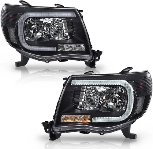 Vista 31 de GRAND ORANGE Headlights Compatible with Ford F150 Bronco 1992-1996 Chrome