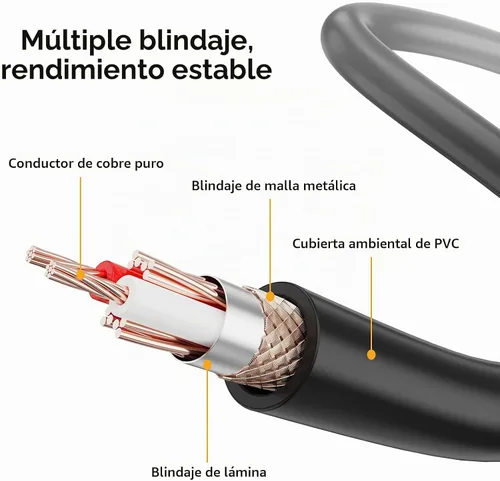 Vista 3 de Cable de micrófono estéreo de 3 pines hembra de 0.1 in a XLR de 1/8 pulgadas, XLR a TRS de 3 pies XLR Hembra