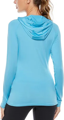 Vista 2 de Camiseta de manga larga con protección solar UPF 50+ para mujer