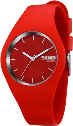 Vista 7 de Gosasa Casual estilo simple correa de silicona mujeres hombres deportes relojes 30M impermeable