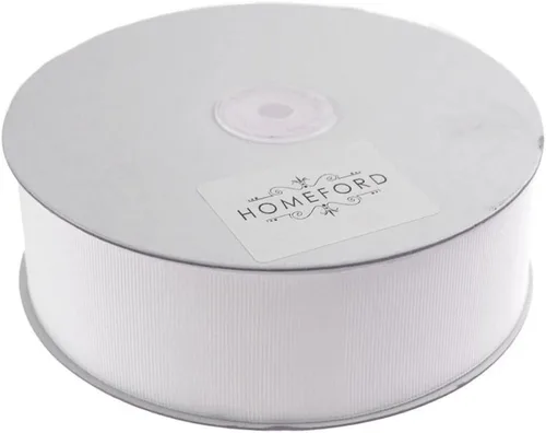 Vista 113 de Homeford Cinta de grogrén macizo, 50 yardas (1-1/2 pulgadas, oro antiguo)