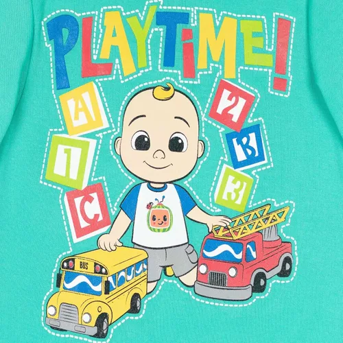 Vista 6 de CoComelon Cody JJ - Conjunto de sudadera y pantalones deportivos de forro polar para bebés a niños pequeños