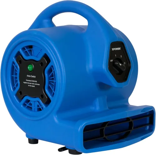 Vista 2 de XPOWER P-150N - Ventilador difusor de aroma con aroma aromático Freshen Air Mover + ionizador para aromatización, enfriamiento, ventilación y secado
