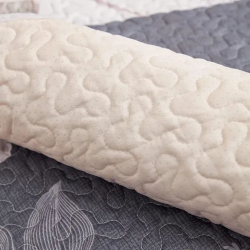 Vista 6 de Funda de algodón con retazos para sofá, funda acolchada con estampado floral de granja para sofá modular, funda antideslizante para sofá seccional