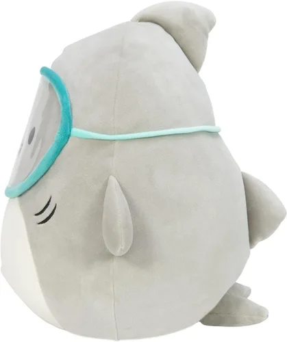 Vista 2 de Squishmallows 7.5" Gordon el tiburón con máscara facial