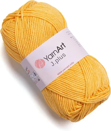 Vista 45 de YarnArt Jeans Plus - Hilo de mezcla de algodón suave, 100g (3.5 onzas), 160m (174 yardas), 55% algodón, 45% acrílico, grosor medio #4, ideal