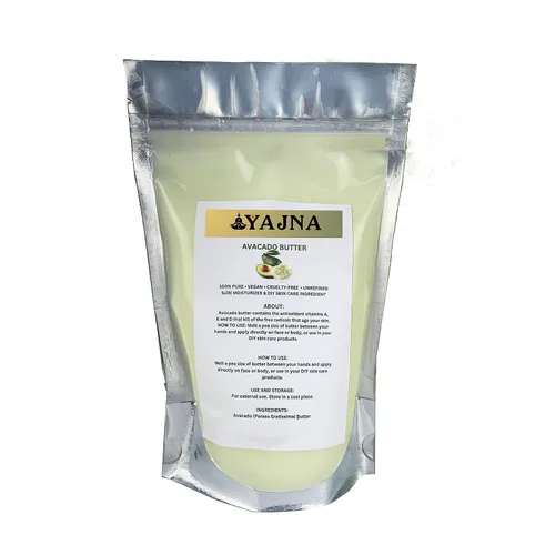 Vista 12 de Yajna Mantequilla Orgánica de Aloe Vera Cruda 100% Pura, Natural y Sin Refinar Hidratante para la Piel del Rostro, Cuerpo y Cabello 4 OZ/115 GM