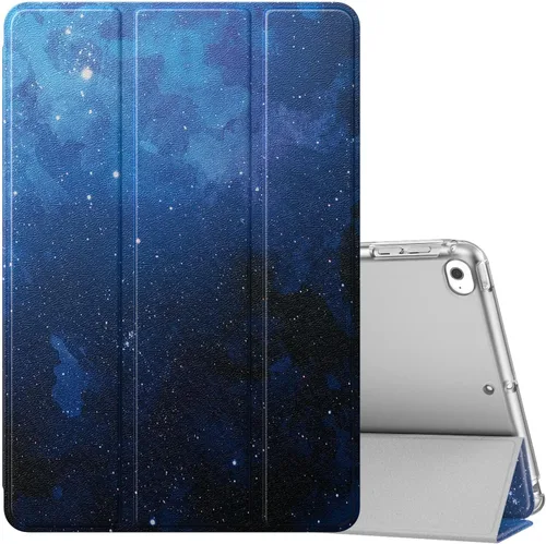 Vista 16 de MoKo Funda para iPad mini 5 2019/Mini 4 2015 (5ta/4ta Generación 7.9 pulgadas), funda delgada y ligera con soporte, con protector traslúcido