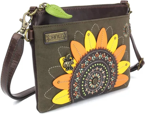 Vista 3 de CHALA Mini bolso cruzado Dazzled con correa convertible, elegante, compacto y versátil