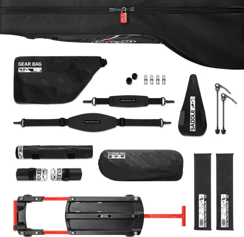 Vista 9 de SCICON Sports Aerocomfort 3.0 TSA Bolsa de viaje para bicicleta de carretera
