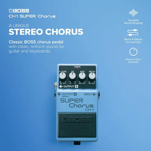 Vista 2 de Boss CH-1 Super Chorus estéreo