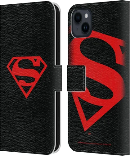 Vista 66 de Head Case Designs Funda de piel con licencia oficial de Superman DC Comics con logotipos negros y rojos compatible con Apple iPhone 11