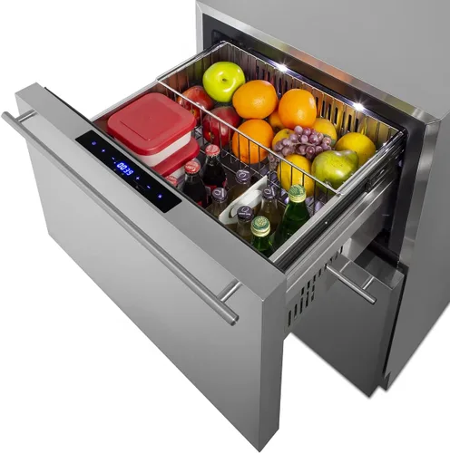 Vista 4 de Summit SPRF34D 24 Inch Wide 3.9 Cu. Ft. Compact Refrigerator with Freezer