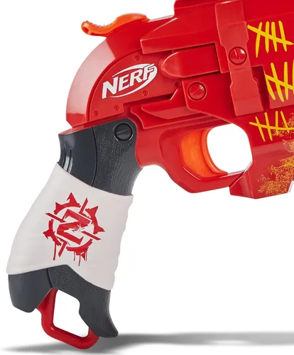Vista 3 de NERF Zombie Strike Hammershot Blaster, rojo (exclusivo de Amazon)