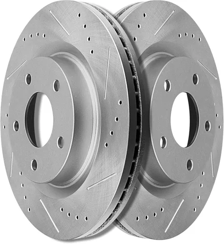 Vista 35 de SCITOO Rotores de freno traseros, 2 kits de frenos para Acura Integra 1990-2001, Honda Civic 1992-1995 1999-2000, para Civic del Sol 1993-1997, CRX