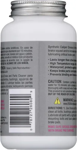 Vista 2 de Versachem 26080 Grasa sintética para pinzas - Botella de 8 onzas con cepillo