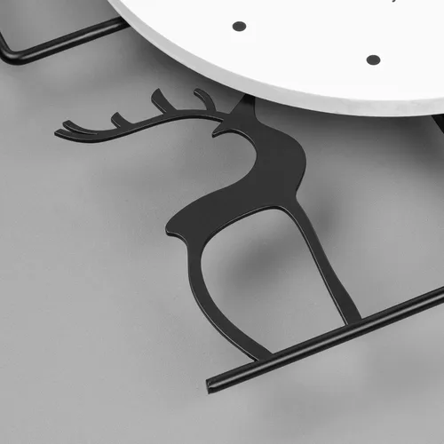 Vista 6 de FLEBLE Relojes de pared grandes para decoración de sala de estar, reloj de pared moderno de péndulo, cuarzo silencioso, funciona con pilas, sin