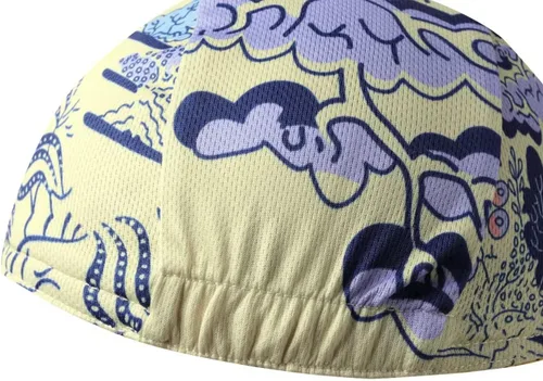 Vista 2 de Funny - Gorra de ciclismo de poliéster para ciclismo, forro de casco transpirable y absorción de sudor