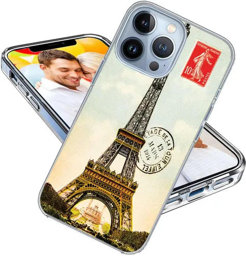 Vista 10 de Funda protectora para iPhone 13 Pro Max para niñas, mujeres y hombres, a prueba de golpes, delgada, suave, TPU transparente, funda protectora