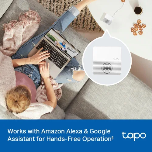 Vista 9 de TP-Link Tapo Smart Hub con timbre integrado, requiere Wi-Fi de 2.4 GHz, conecta hasta 64 dispositivos inteligentes + 4 cámaras, protocolo