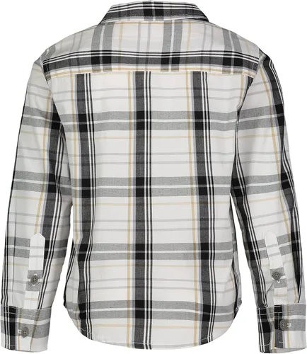 Vista 2 de Calvin Klein Boys' Long Sleeve Woven Button-Down Shirt